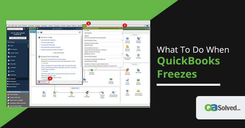 What to do when QuickBooks Freezes?
