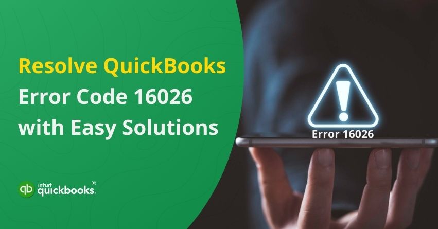 QuickBooks Error 16026