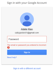 incorrect-gmail-password