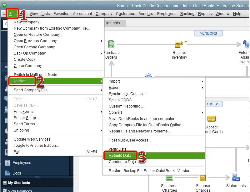 Verify and Rebuild data utility