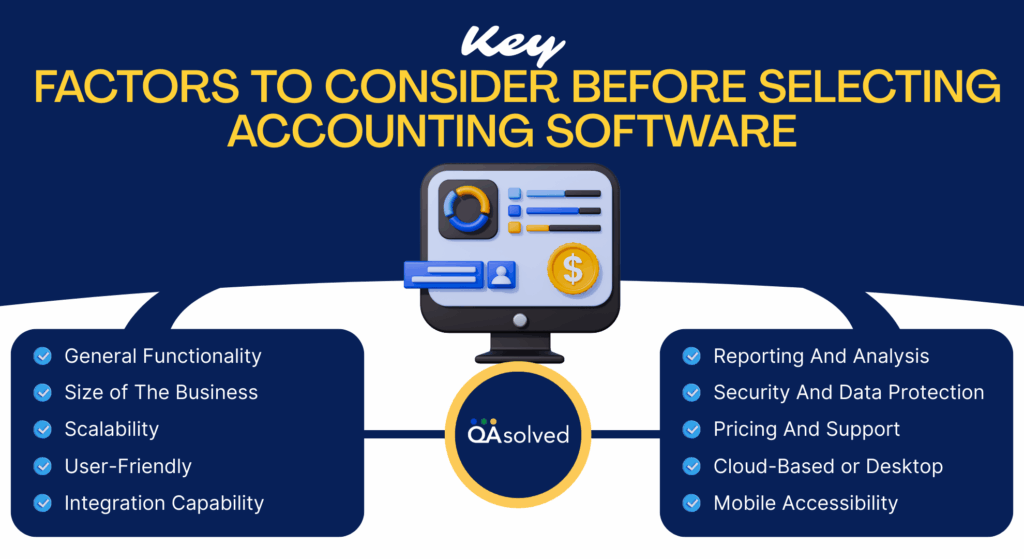 Factors To Consider Before Selecting Accounting Software