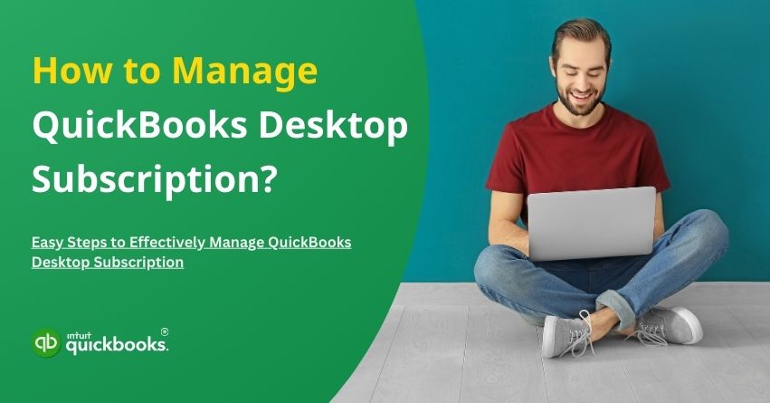 Manage QuickBooks Desktop Subscription
