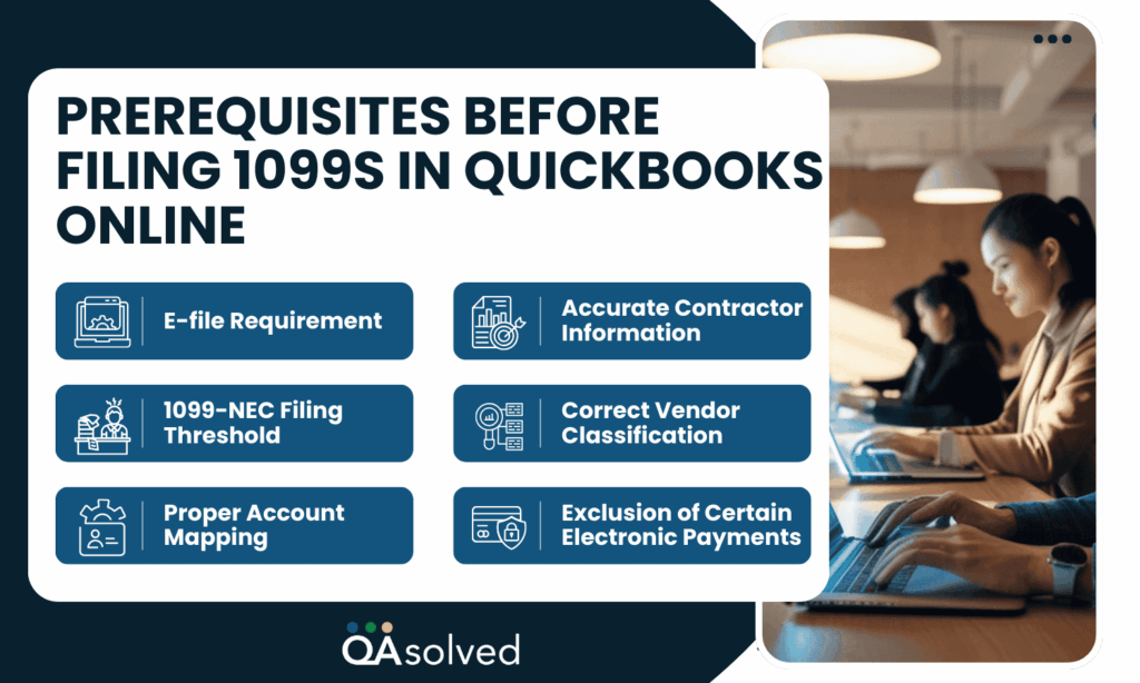 Prerequisites Before Filing 1099s with QuickBooks Online