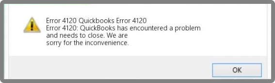 QuickBooks Error Code 4120