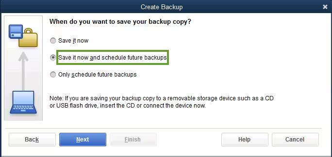 Backup Options in QuickBooks Desktop