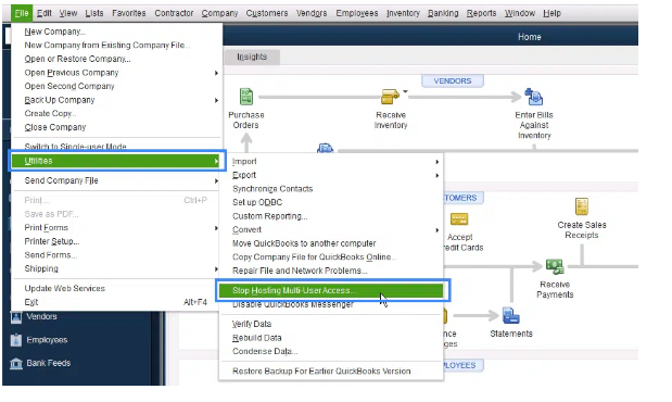 Choose Stop Hosting multi User Access
