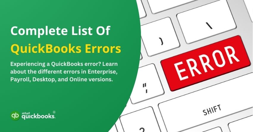 QuickBooks Errors