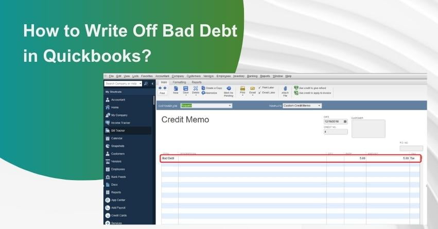 Write Off Bad Debt in QuickBooks
