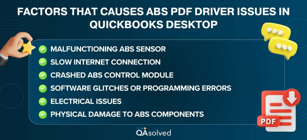 Factors that Causes ABS PDF Driver Issues in QuickBooks Desktop