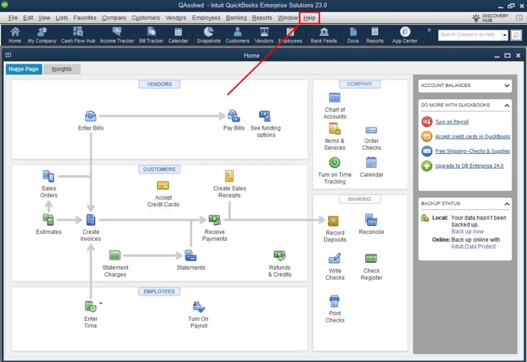QuickBooks Help