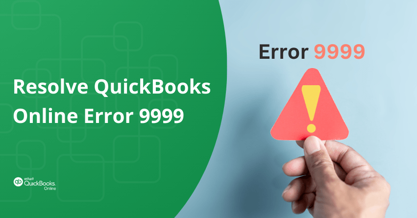 QuickBooks Online Error 9999