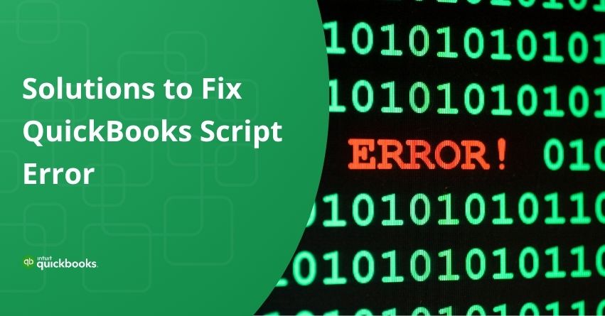 QuickBooks Script Error