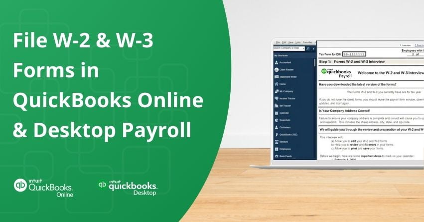 W-2 and W-3 Forms in QuickBooks