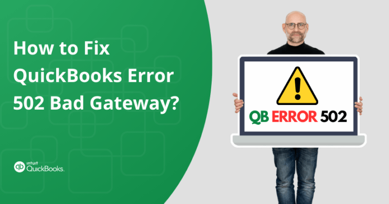 QuickBooks Error 502 Bad Gateway