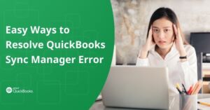 QuickBooks Sync Manager Error