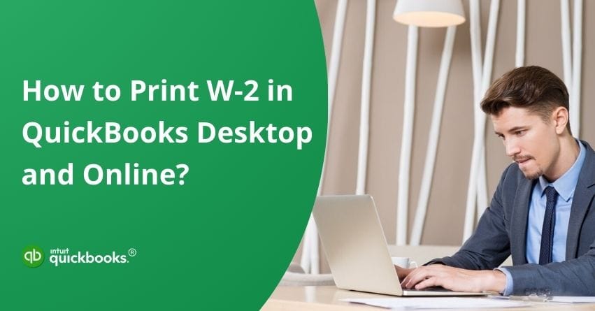 Print W-2 in QuickBooks