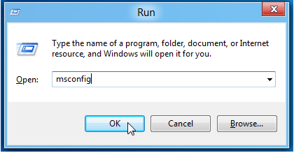 Type Misconfig and hit OK.