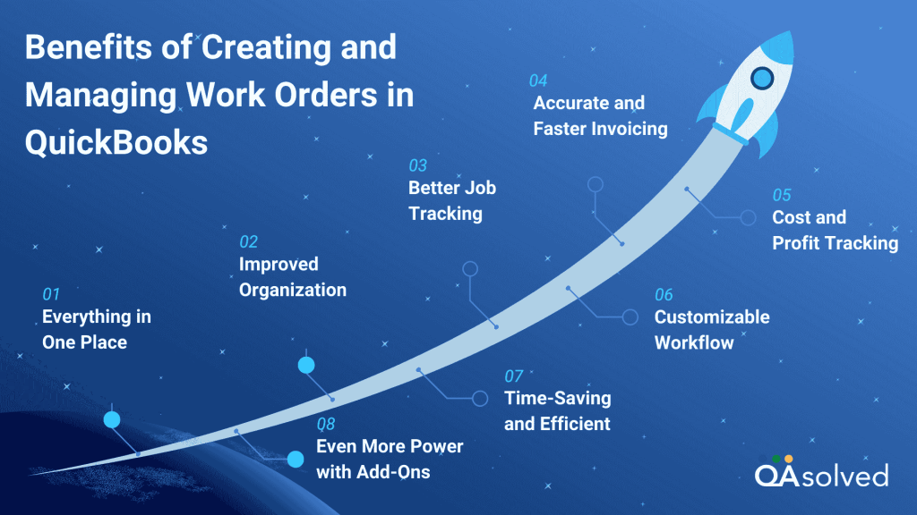 Benefits of Creating and Managing Work Orders in QuickBooks