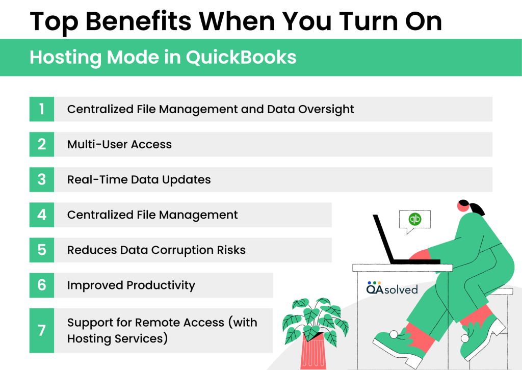 Benefits of Turn On Hosting Mode in QuickBooks