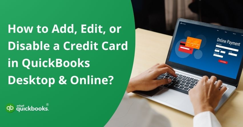 Set Up Credit Card in QuickBooks