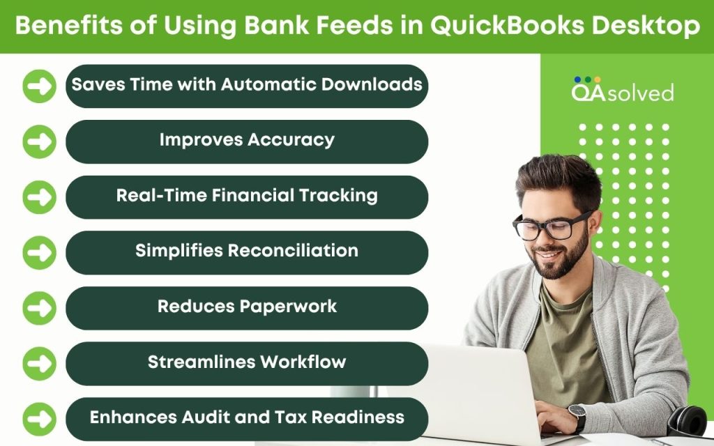 Benefits of Using Bank Feeds in QuickBooks Desktop