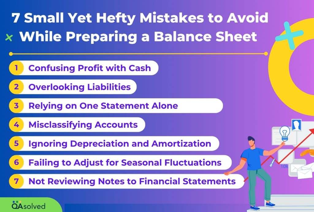 Mistakes to While Preparing Balance Sheet