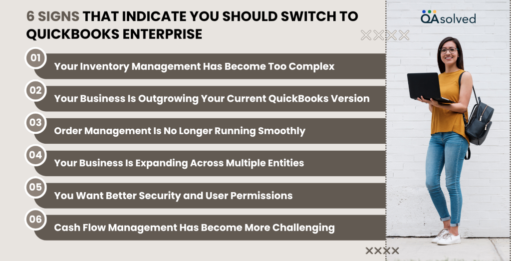 Signs to Switch to QuickBooks Enterprise