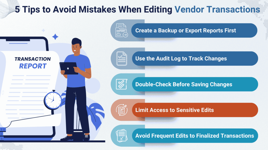 Mistakes to Avoid When Editing Vendor Transactions