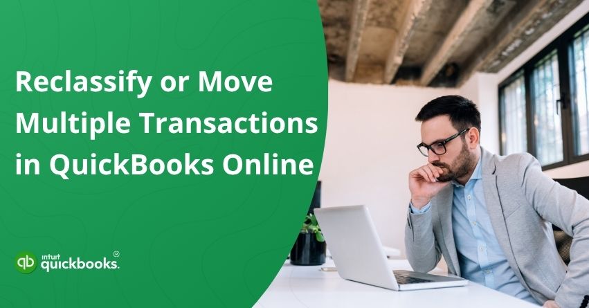 Reclassify Transactions in QuickBooks Online