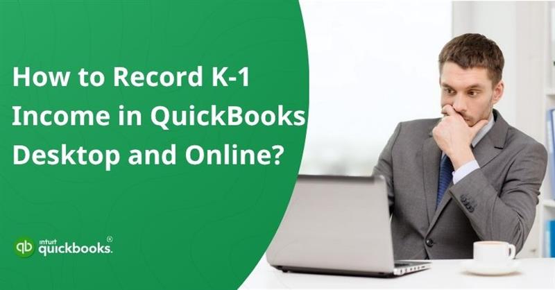 Record K-1 Income in QuickBooks