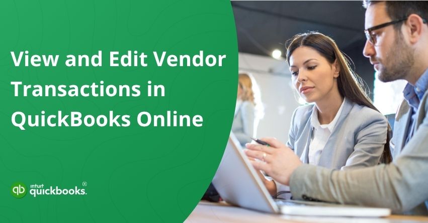 View Vendor Transactions in QuickBooks Online