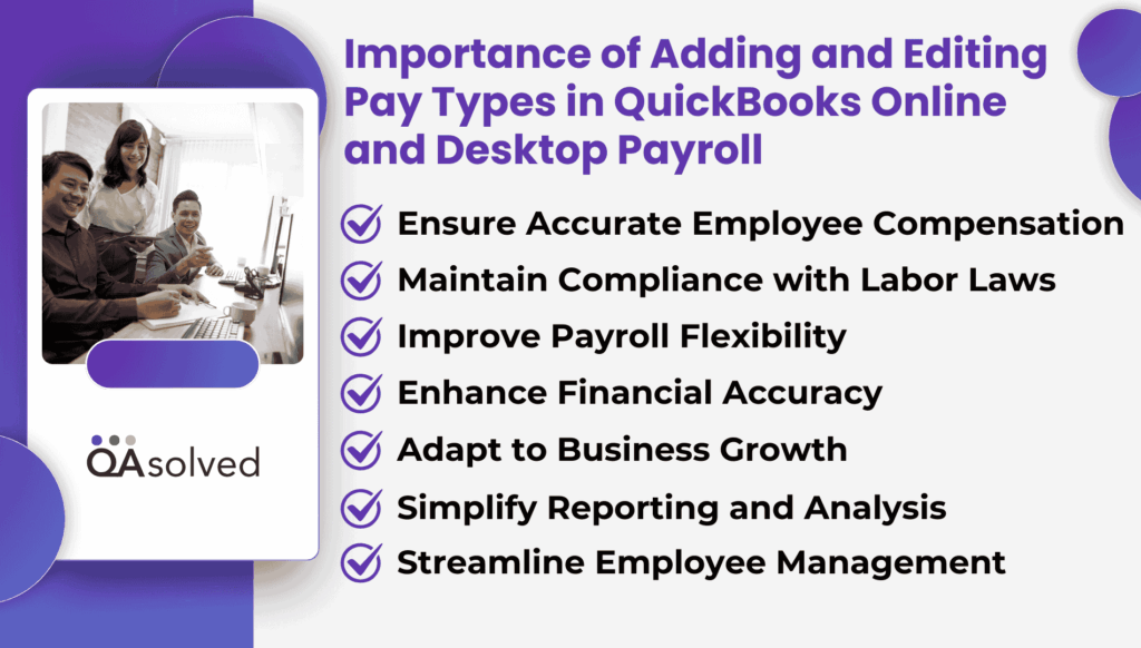 Importance of Adding or Editing Pay Types in QuickBooks Payroll