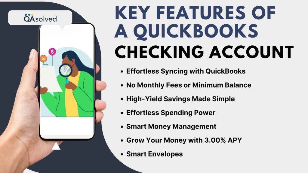 Features of QuickBooks Checking Account