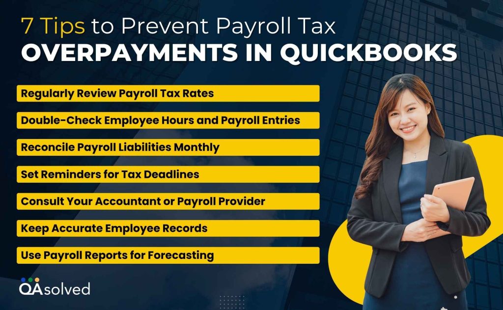 Tips to Prevent Payroll Tax Overpayments in QuickBooks