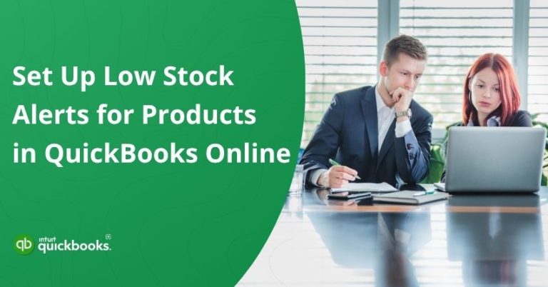 Set Up Alerts for Products in QuickBooks Online
