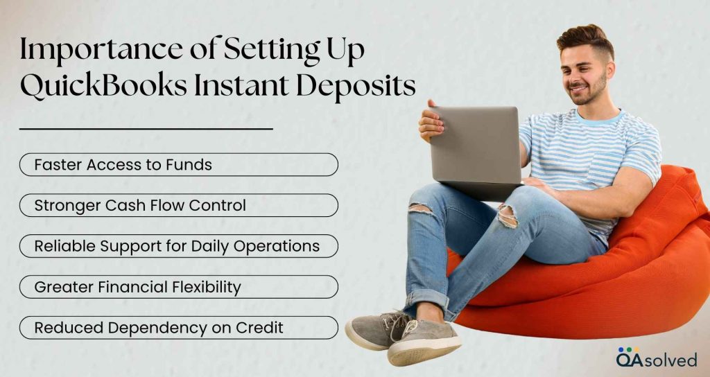 QuickBooks Instant Deposit Benefits