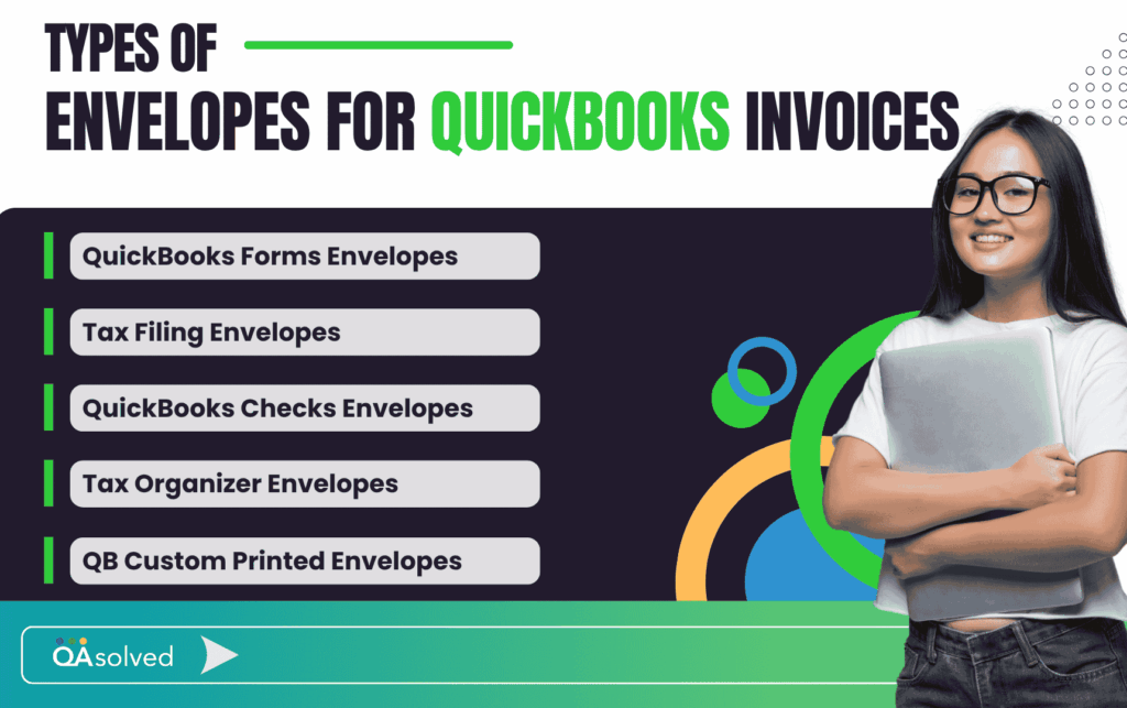 Types of Envelopes for QuickBooks Invoices