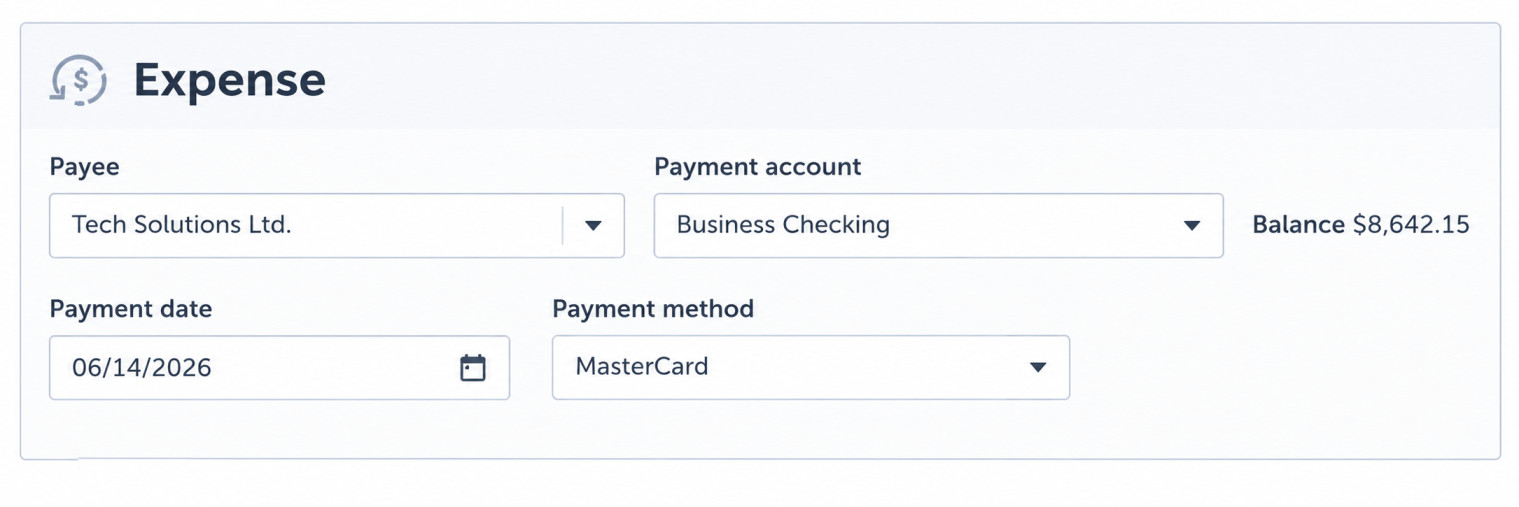 Check Payment Account QuickBooks Online